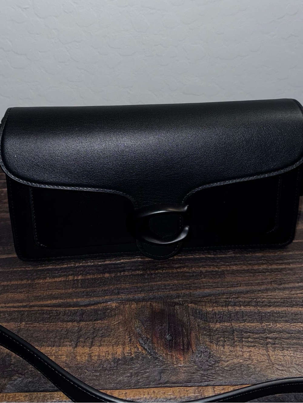 Coach Tabby Black Leather Shoulder Bag